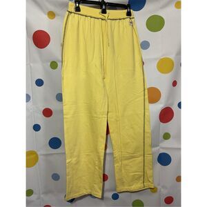 Vintage Oleg Cassini Sport Sweat Pants Size S/M Yellow 🍋🍒